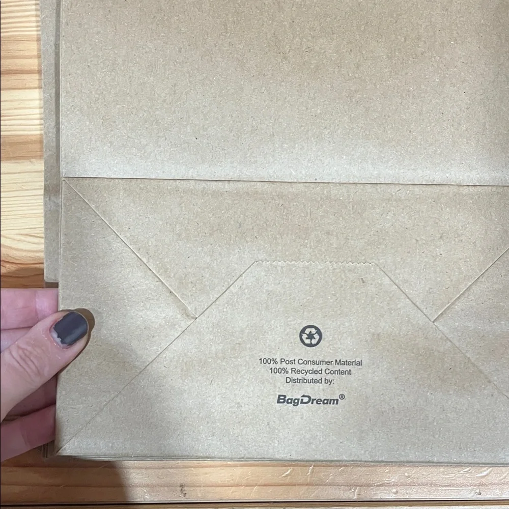 9 Natural Brown Gift Bag with Handles